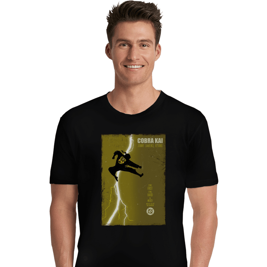 Shirts Premium Shirts, Unisex / Small / Black Cobra Kai Returns