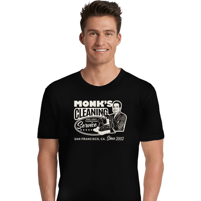 Shirts Premium Shirts, Unisex / Small / Black Monk Cleaning Service