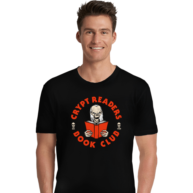 Shirts Premium Shirts, Unisex / Small / Black Crypt Readers Book Club