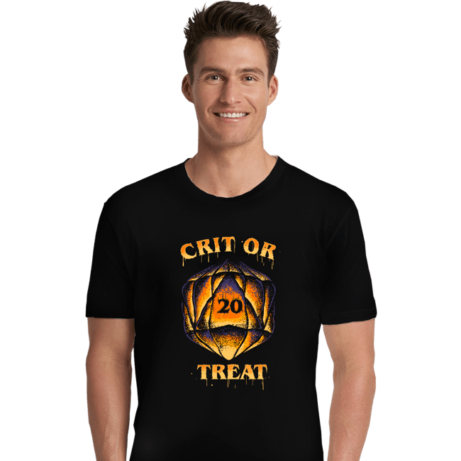 Daily_Deal_Shirts Premium Shirts, Unisex / Small / Black Crit Or Treat
