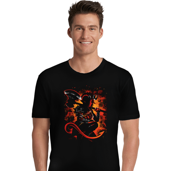 Daily_Deal_Shirts Premium Shirts, Unisex / Small / Black The Tiefling Warrior
