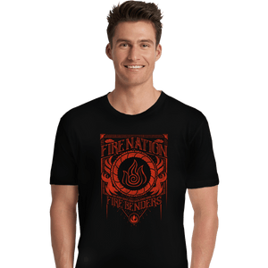 Shirts Premium Shirts, Unisex / Small / Black Fire Nation