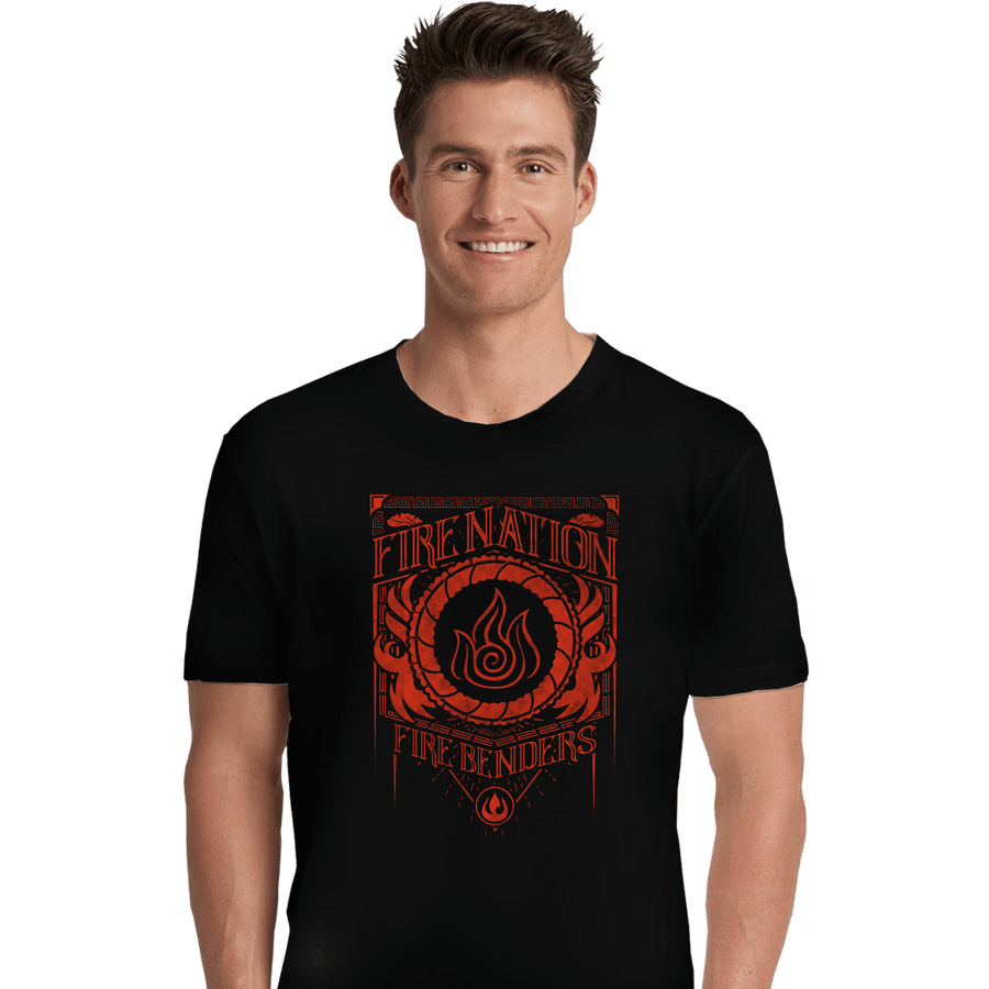 Shirts Premium Shirts, Unisex / Small / Black Fire Nation