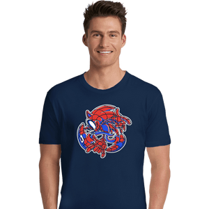 Daily_Deal_Shirts Premium Shirts, Unisex / Small / Navy Spider-Hog Adventure