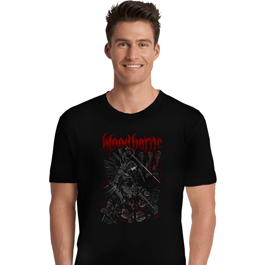 Shirts Premium Shirts, Unisex / Small / Black Hunter In The Tower