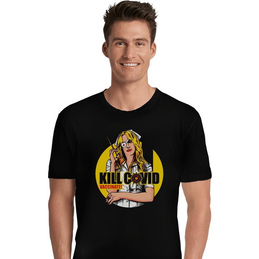 Shirts Premium Shirts, Unisex / Small / Black Kill Covid