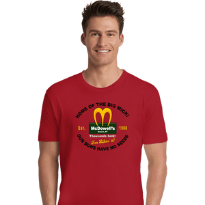 Secret_Shirts Premium Shirts, Unisex / Small / Red McDowells