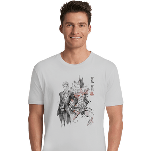 Shirts Premium Shirts, Unisex / Small / White Killer Queen Sumi-e