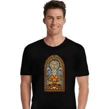 Load image into Gallery viewer, Shirts Premium Shirts, Unisex / Small / Black Stained Glass Aang
