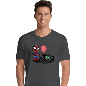 Daily_Deal_Shirts Premium Shirts, Unisex / Small / Charcoal Spider IT