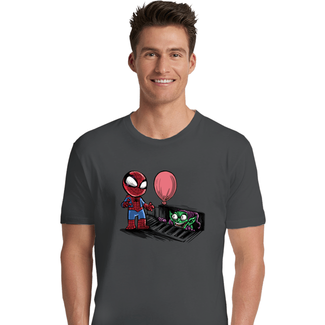 Daily_Deal_Shirts Premium Shirts, Unisex / Small / Charcoal Spider IT