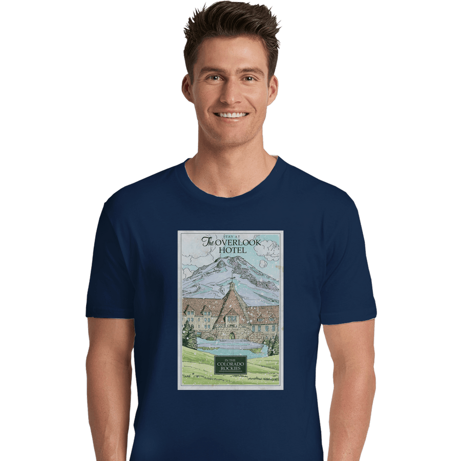 Shirts Premium Shirts, Unisex / Small / Navy Stay at the Overlook Hotel