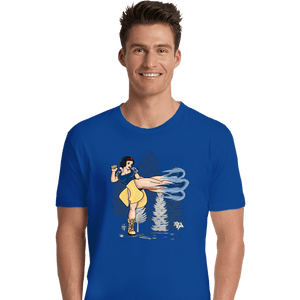 Secret_Shirts Premium Shirts, Unisex / Small / Royal Blue Chun White Kick