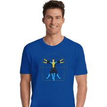 Load image into Gallery viewer, Daily_Deal_Shirts Premium Shirts, Unisex / Small / Royal Blue Vitruvian Invincible
