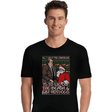 Load image into Gallery viewer, Shirts Premium Shirts, Unisex / Small / Black Santa&#39;s Lap
