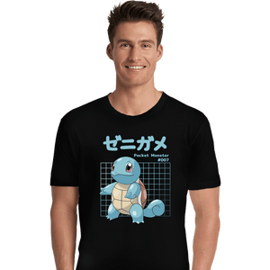 Sold_Out_Shirts Premium Shirts, Unisex / Small / Black Squirtle X-Ray