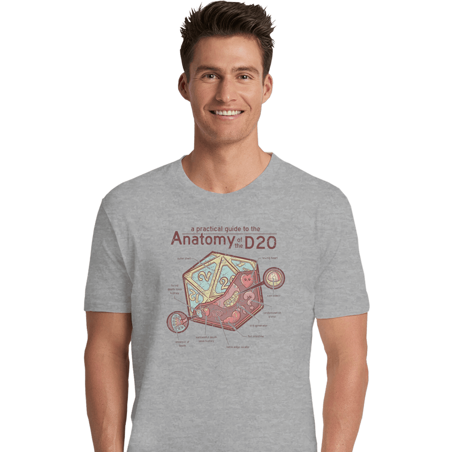 Shirts Premium Shirts, Unisex / Small / Sports Grey Anatomy Of The D20