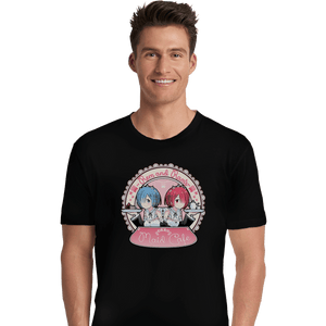 Shirts Premium Shirts, Unisex / Small / Black Maid Cafe