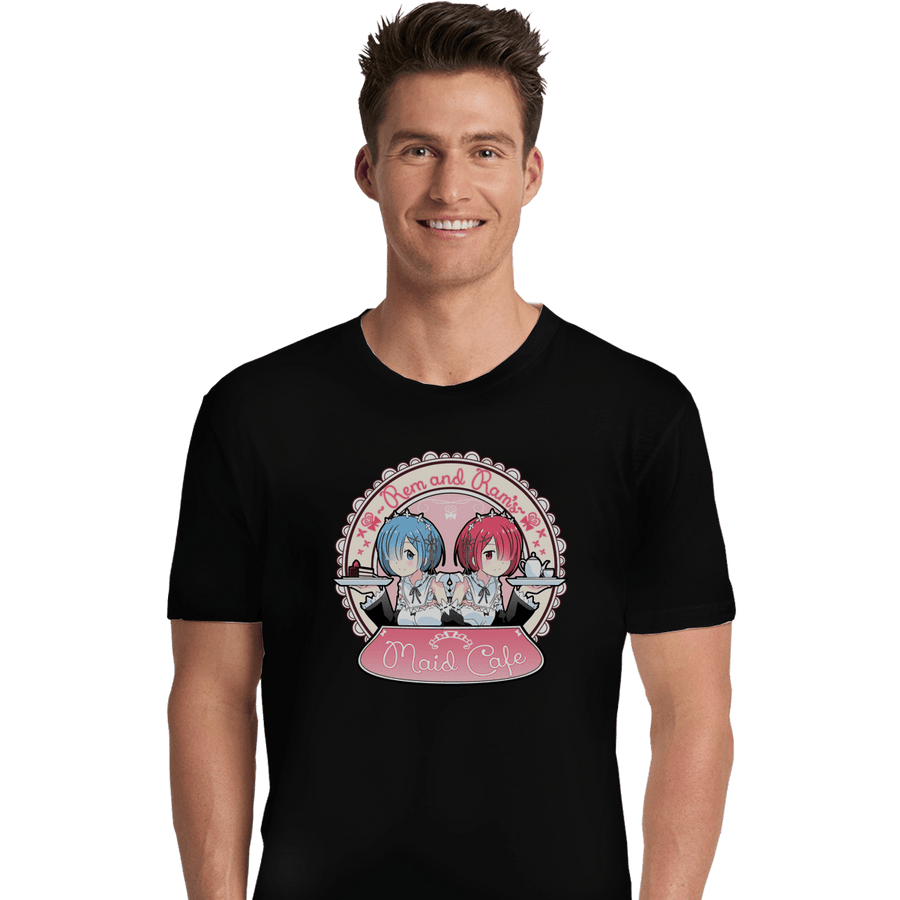Shirts Premium Shirts, Unisex / Small / Black Maid Cafe