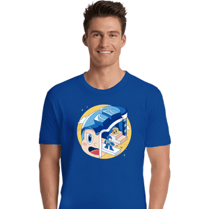 Shirts Premium Shirts, Unisex / Small / Royal Blue The Blue Bomber Head