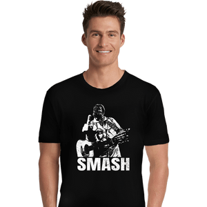 Shirts Premium Shirts, Unisex / Small / Black SMASH