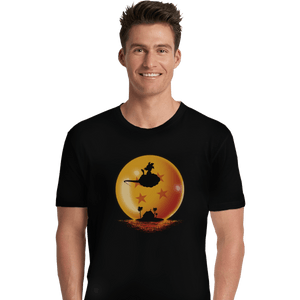 Shirts Premium Shirts, Unisex / Small / Black Goku on Sunset