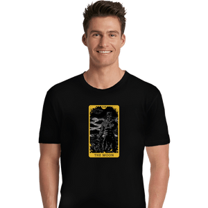 Shirts Premium Shirts, Unisex / Small / Black Tarot The Moon