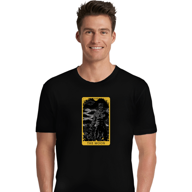 Shirts Premium Shirts, Unisex / Small / Black Tarot The Moon