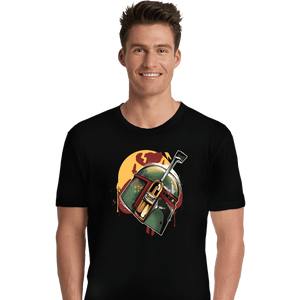 Shirts Premium Shirts, Unisex / Small / Black Mandalorian Hunter