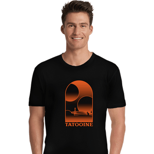 Shirts Premium Shirts, Unisex / Small / Black Tatooine
