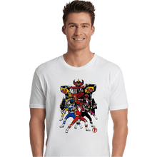 Load image into Gallery viewer, Shirts Premium Shirts, Unisex / Small / White Power Rangers Sumi-e
