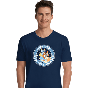 Daily_Deal_Shirts Premium Shirts, Unisex / Small / Navy Emotional Support Animals