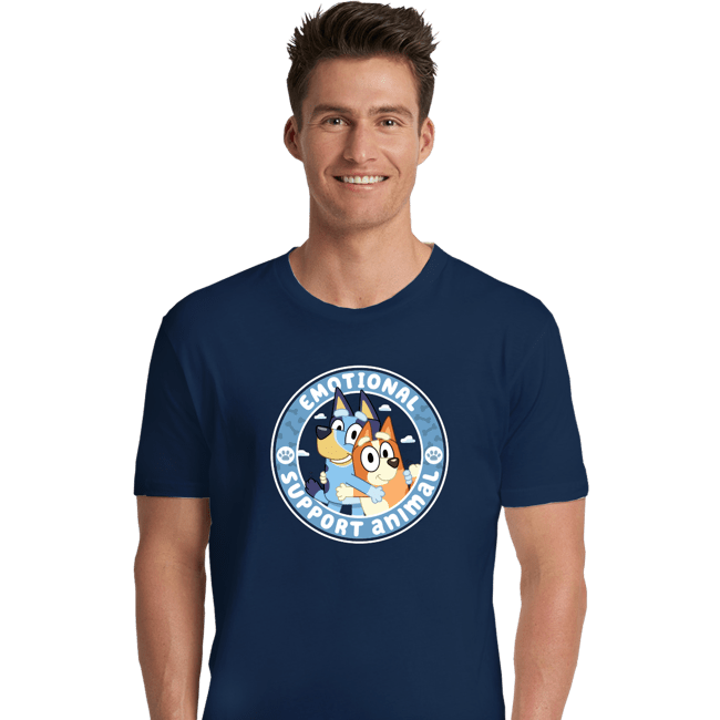 Daily_Deal_Shirts Premium Shirts, Unisex / Small / Navy Emotional Support Animals