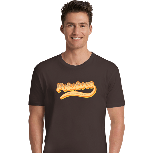 Daily_Deal_Shirts Premium Shirts, Unisex / Small / Dark Chocolate Potatoes