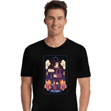 Load image into Gallery viewer, Daily_Deal_Shirts Premium Shirts, Unisex / Small / Black The Tower Cat Tarot
