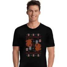Load image into Gallery viewer, Shirts Premium Shirts, Unisex / Small / Black Devil Dog Christmas
