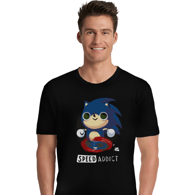 Shirts Premium Shirts, Unisex / Small / Black Speed Addict