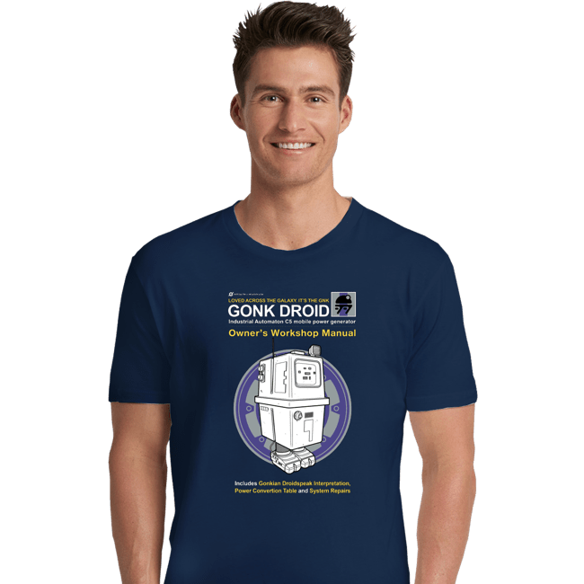 Daily_Deal_Shirts Premium Shirts, Unisex / Small / Navy Gonk Manual