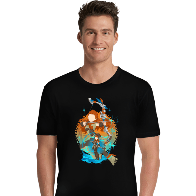 Shirts Premium Shirts, Unisex / Small / Black Savior From Another World Aloy