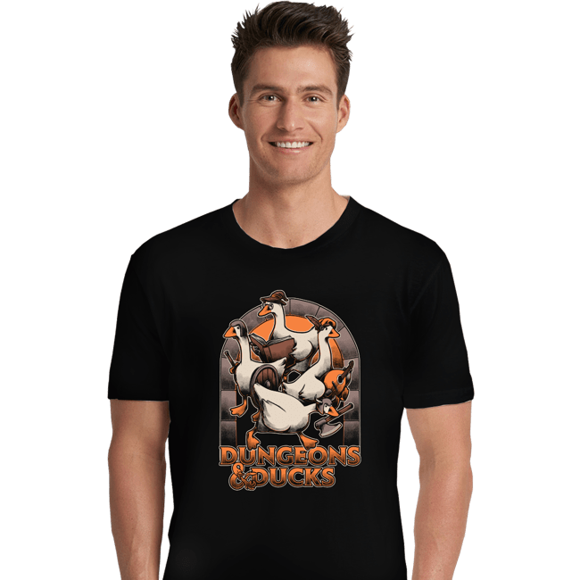 Daily_Deal_Shirts Premium Shirts, Unisex / Small / Black Dungeons & Ducks