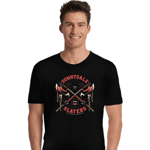Daily_Deal_Shirts Premium Shirts, Unisex / Small / Black Sunnydale Crest
