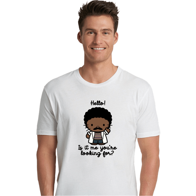 Secret_Shirts Premium Shirts, Unisex / Small / White Lionel Kitty