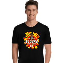 Load image into Gallery viewer, Secret_Shirts Premium Shirts, Unisex / Small / Black Big Blocks
