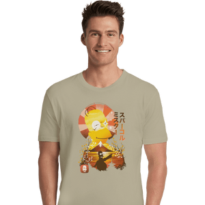 Shirts Premium Shirts, Unisex / Small / Natural Homer Ukiyoe