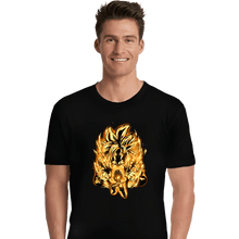 Load image into Gallery viewer, Shirts Premium Shirts, Unisex / Small / Black Golden SSj4
