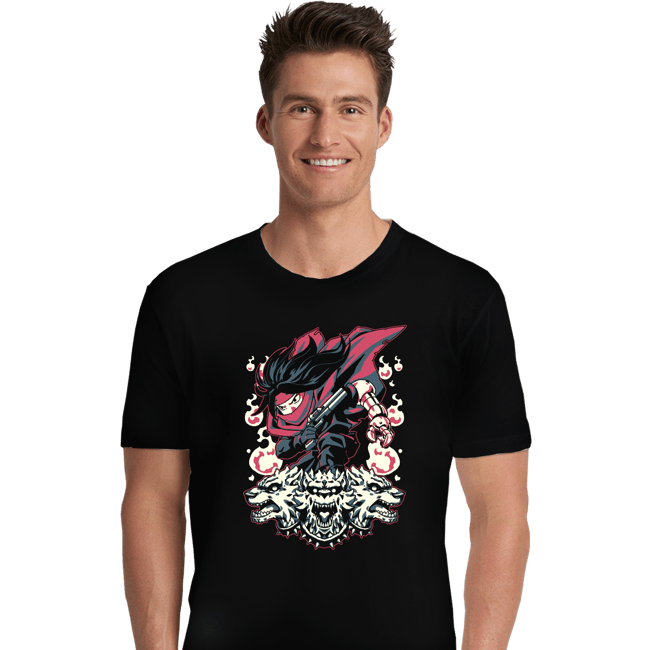 Secret_Shirts Premium Shirts, Unisex / Small / Black FF7 Cerberus