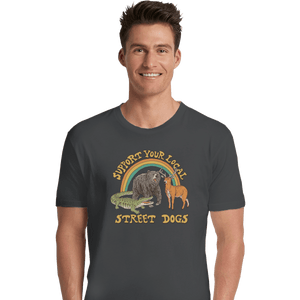 Shirts Premium Shirts, Unisex / Small / Charcoal Street Dogs