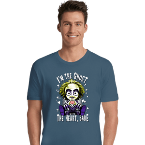 Daily_Deal_Shirts Premium Shirts, Unisex / Small / Indigo Blue I'm The Ghost With The Heart