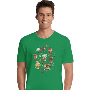Shirts Premium Shirts, Unisex / Small / Irish Green Tarantula Island