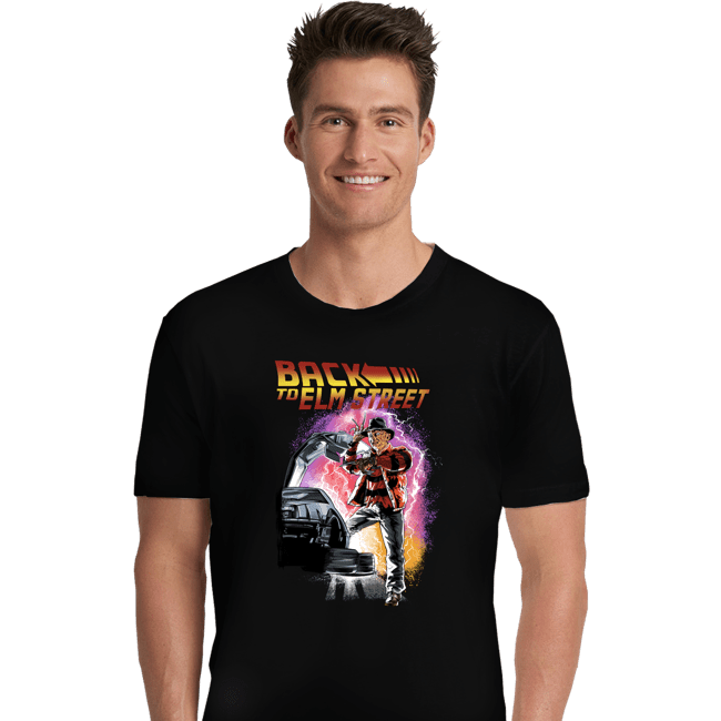 Daily_Deal_Shirts Premium Shirts, Unisex / Small / Black Back To Elm Street